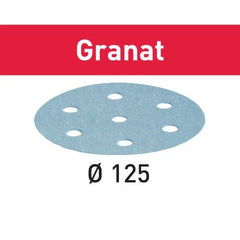 Granat D125 Sandpaper Disc, P320, 10 Pack