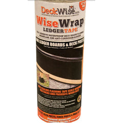 WiseWrap LEDGERTAPE, 12" x 25' Self-Adhesive Joint Barrier Tape, 1 Roll