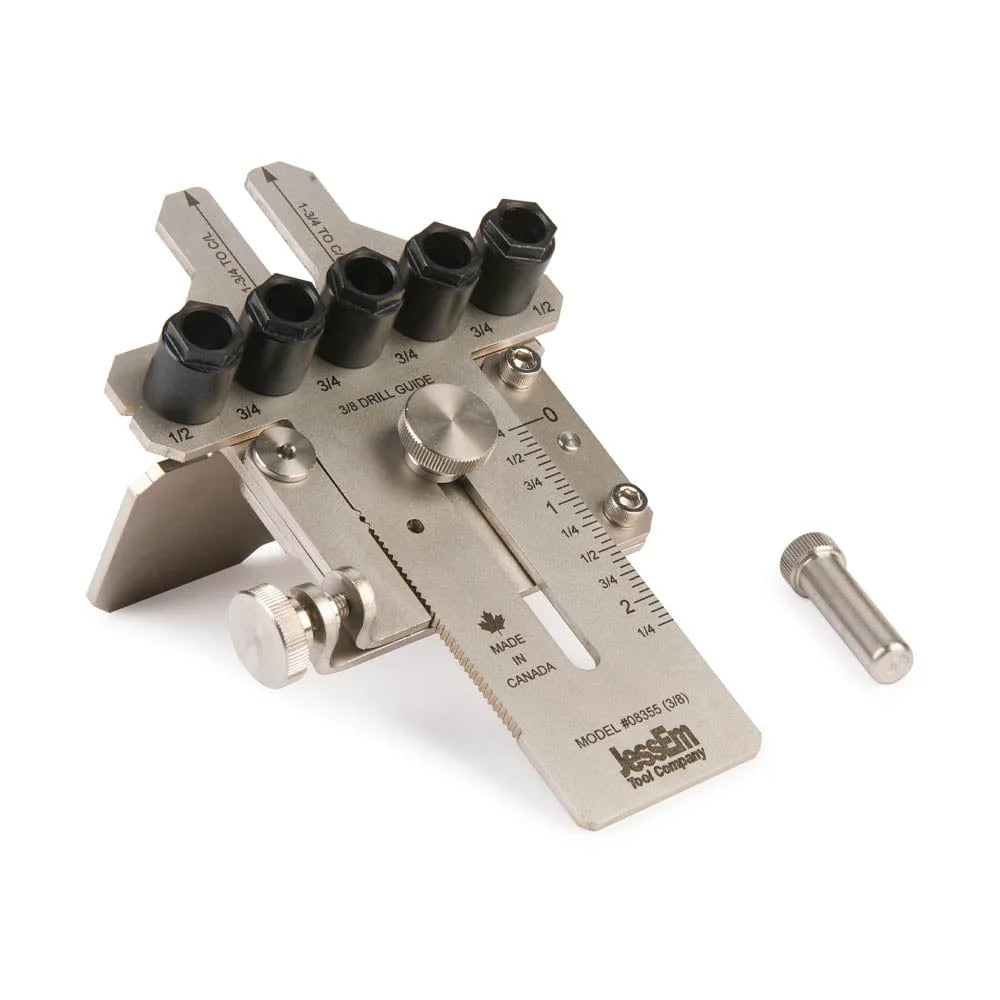 Stainless Steel Doweling Jig with Angle - 3/8"