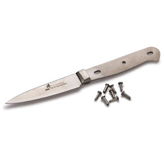 Paring Knife for Peeling, Slicing and Coring - 7-11/16" - Damascus - Unfinished Kit