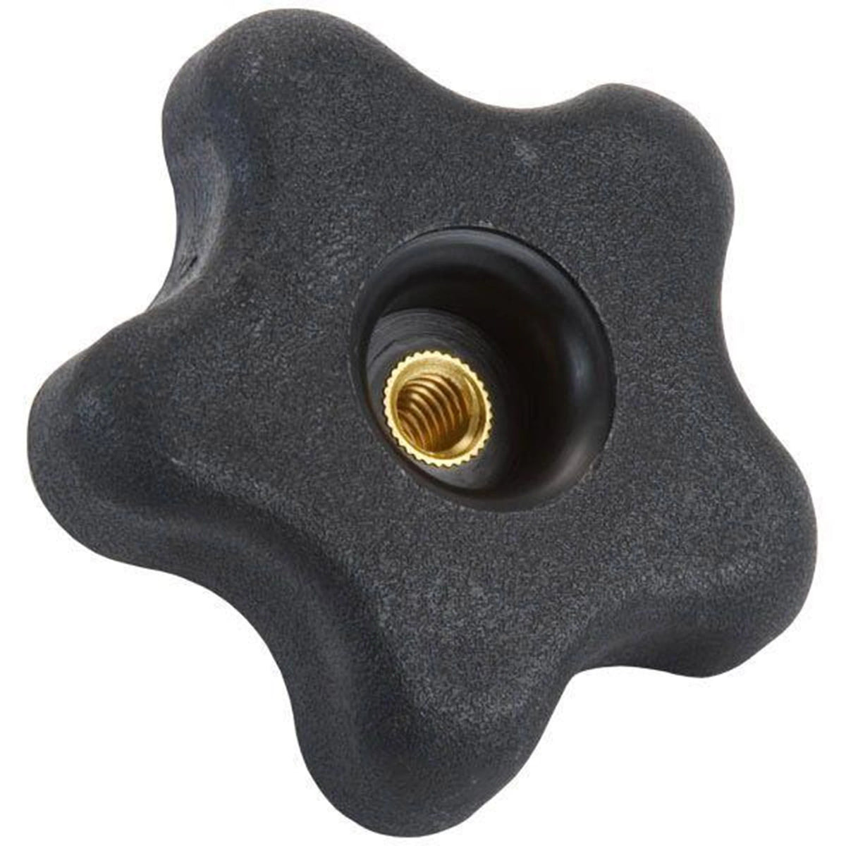 Knob - Five Star with Through Hole - 18 Insert - 5/16"