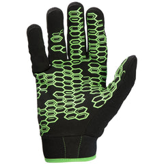 Grasper Gloves, Black/Green, XXL