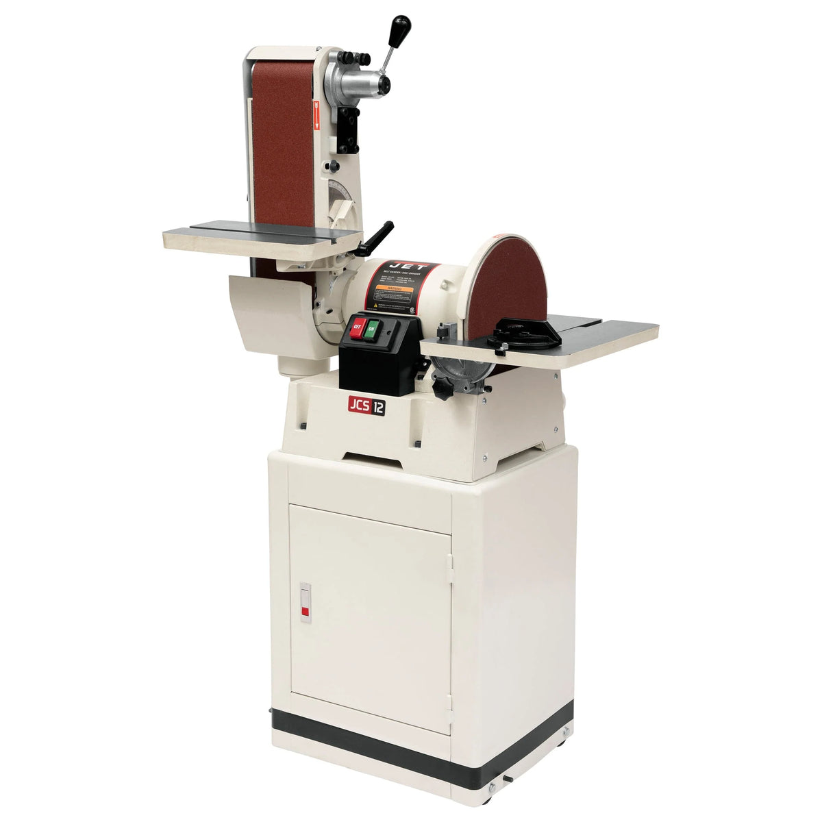6" x 48" Belt/12" Disc Sander with Closed Stand - 1-1/2 HP 1 Ph 115/230V - JSG-6CS