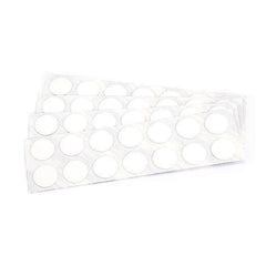 Peel & Stick PVC Screw Caps - 9/16" Diameter - White - 260 Piece