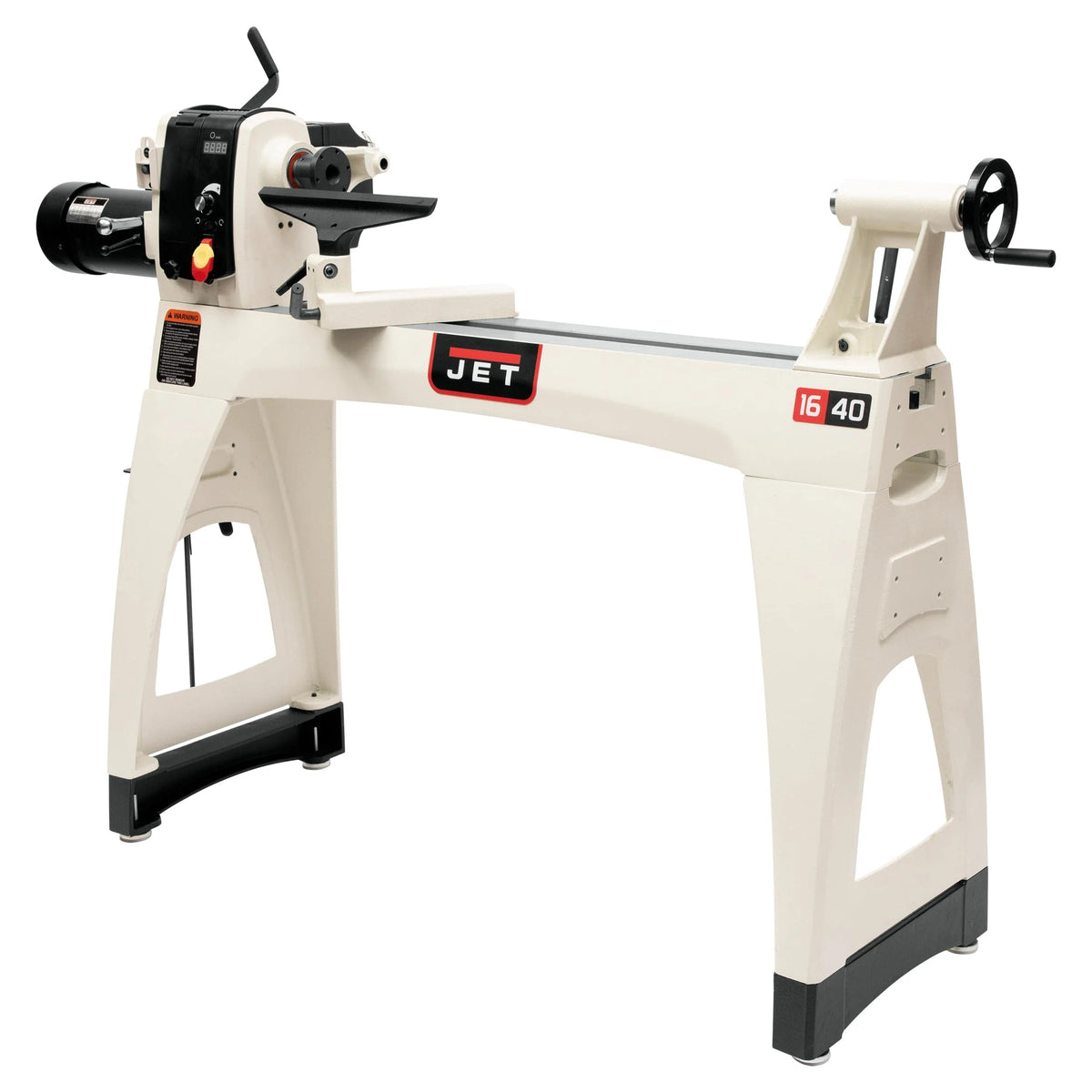 Electronic Variable Speed Wood Lathe - 16" x 40"- 1-1/2 HP - JWL-1640EVS