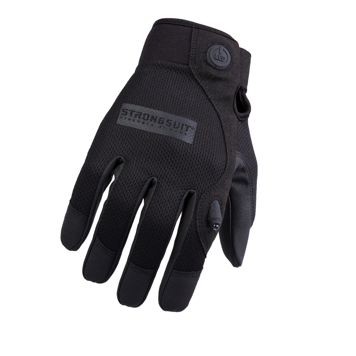 Second Skin, LED Gloves, Black, Medium