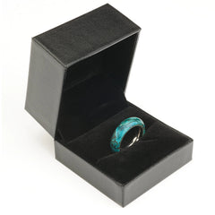 Ring Display Box - Black with Felt Lining