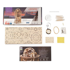 Sky Watcher Tourbillon Table Clock Wooden Craft Kit