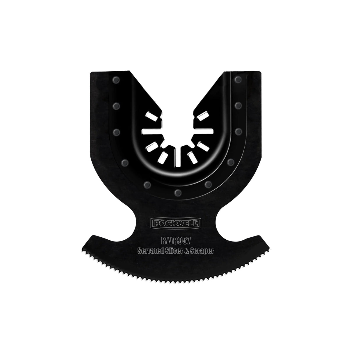 Sonicrafter Serrated Slicer & Scraper Blade, Model RW8957