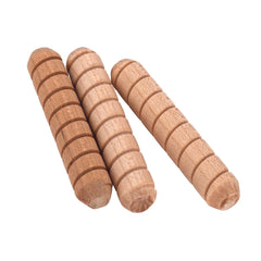 Spiral Groove Wood Dowel Pins
