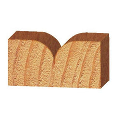 1580 Pointed Round Over Router Bit 3/8" R 3/4" D 1/2" SH