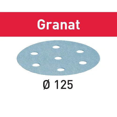 Granat D125 Sandpaper Disc, P180, 10 Pack