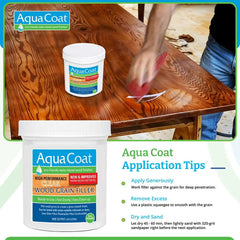 High Performance Clear Wood Grain Filler