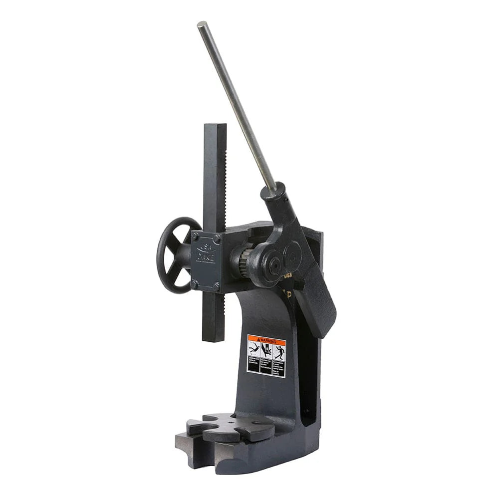 Ratchet Leverage Arbor Press - Side Mounted - Model 1-3/4 - 3-Ton