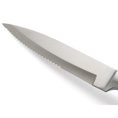 Steak Knife Set for Cutting Steak and Other Meats - 9-3/16" - SS - Unfinished Kit - 6 Piece