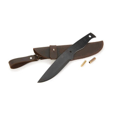 Nightfall Fixed Blade Bushcraft Knife for Hunting and Fishing - 9-5/8" - Unfinished Kit