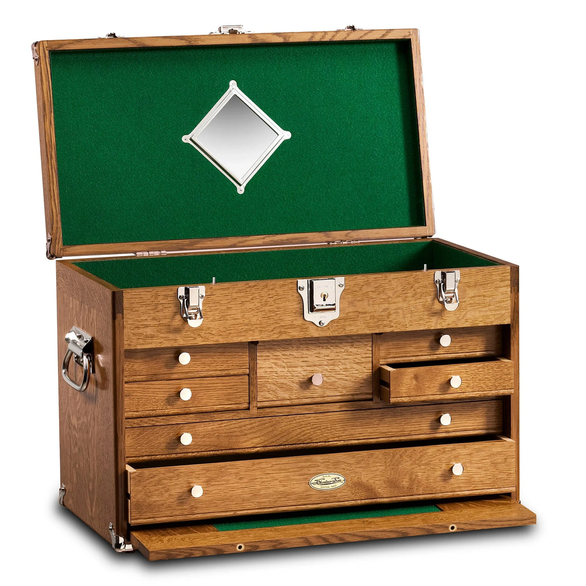 Classic Tool Chest in Quarter Sawn Golden Oak