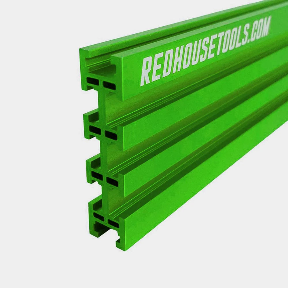 36" Universal Aluminum Woodworking Multi-Track- Light Green- 1 Piece