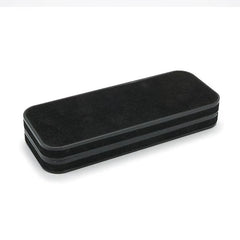 Black Plastic and Black Felt Pen/Pencil Case