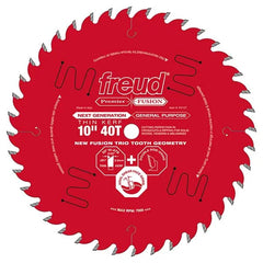 P410T Fusion Circular Saw Blade 10" x 5/8" Bore x 40 Tooth Thin Kerf