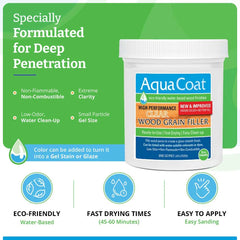High Performance Clear Wood Grain Filler