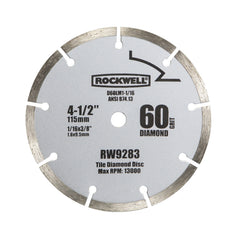 4-1/2"  Compact Diamond Circular Saw Blade, Model RW9283