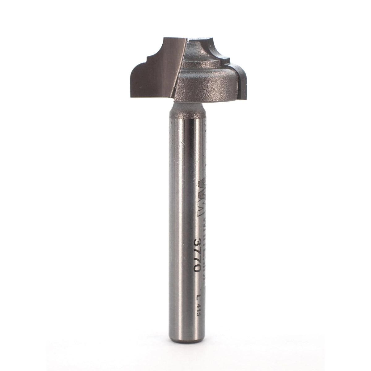 3770 Classical Flat Bottom Router Bit 1/4" SH 7/64" R 3/4" D X 3/8" CL X 2" OL