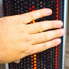 Portable Infrared Electric Outdoor Heater - Fits Under table