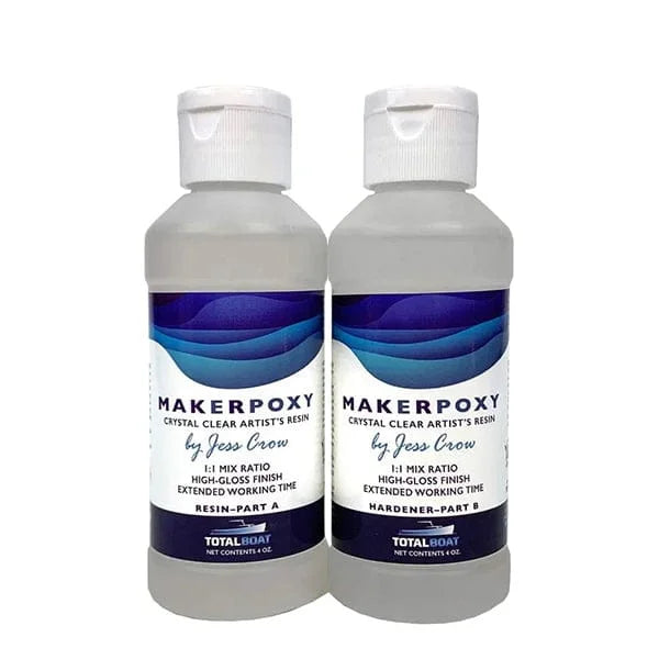 MakerPoxy Crystal Clear Artist Resin by Jess Crow