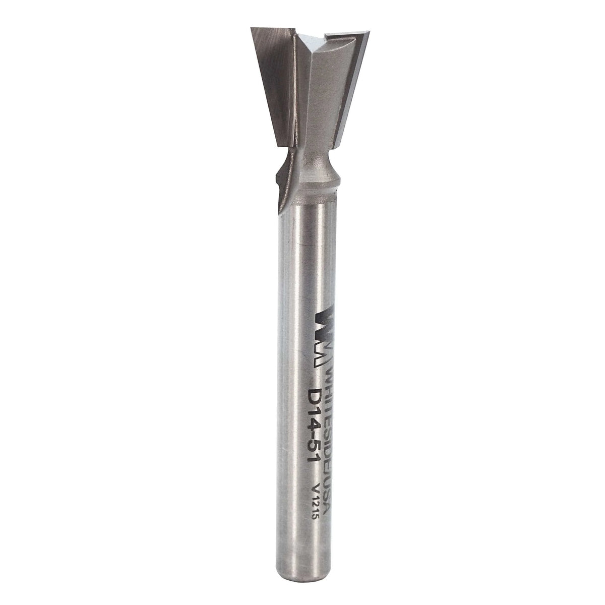 D14-51 Dovetail Router Bit 14 Degree 1/4" SH 1/2" D x 1/2" C x 2-3/8" OL